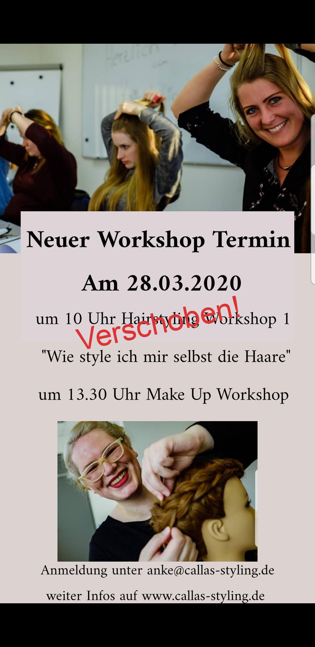 Hairstyling und Make Up Workshop mit Anke Garba