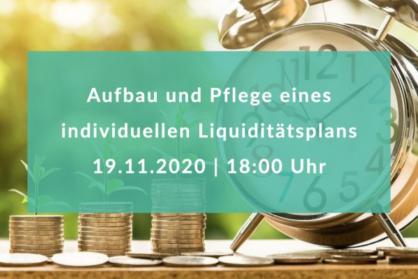 Aufbau und Pflege eines individuellen Liquiditätsplans